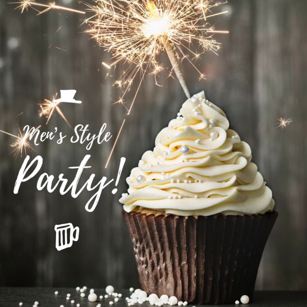 Men’s Style party, aug 3 @ 4 pm 😘